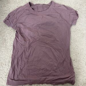 Athleta Short-Sleeve Performance Tee in Dusty Mauve